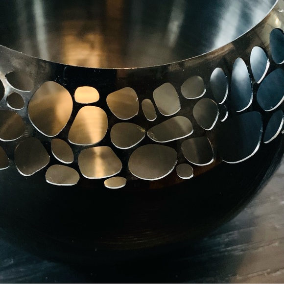 Steelforme | Stones Laser Cut Stainless Steel Large Flower Vase | EUC - Picture 9 of 9